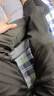 佐尚鸟休闲裤子男夏季冰丝薄款工作上班耐脏运动阔腿长裤直筒宽松男裤 黑色+黑色 2XL -建议140-150斤左右 实拍图