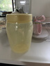 特百惠（Tupperware）吸吸罐550ml女生学生密封带吸管水杯子夏季自制饮品奶昔 奶黄色 实拍图