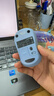 罗技（Logitech）M221 轻音鼠标 无线鼠标 办公鼠标 对称鼠标 带无线微型接收器 雾霭蓝 实拍图