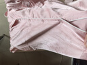 红豆居家冰丝睡衣女夏季短袖开衫套装女士家居服仿真丝睡衣樱花粉165/88A 实拍图