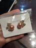 蝴蝶结闪钻仿珍珠耳钉女韩国东大门高级感耳环百搭气质精致耳饰 粉色 实拍图