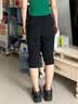 安踏七分裤女直筒夏季宽松黑色中裤速干户外休闲运动裤子男女同款 【休闲百搭-拉链口袋】基础黑 L /女生建议拍小一码 实拍图