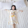 儿童睡裙女童2026新款夏款纯棉短袖宝宝女孩公主睡衣中大童家 81132 140 【童16码】身高135-145CM 实拍图