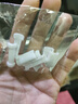 线头保护套数据线保护扣安卓充电器苹果通用防折断手机数据线头套 数据线保护扣-白色 6个装 实拍图