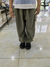 嘟嘟家宝宝裤子夏季儿童防蚊裤薄款男童工装裤女童童装衣服 军绿色 130 实拍图