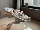 babycare婴儿电动摇椅0-1岁宝宝安抚摇篮椅哄娃睡觉神器新生儿礼物 轻奢款 实拍图
