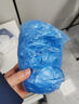宜之选无纺布鞋套加厚200只一次性鞋套家用室内学生机房防滑脚套 灰色 实拍图