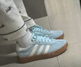 adidas「T头鞋」BARREDA板鞋德训鞋男女阿迪达斯轻运动   薄荷绿/汉玉白/树脂黄   37 实拍图