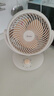 美的（Midea）【小型风扇】轻音台式桌面空气循环扇家用柔风电风扇宿舍办公迷你台扇落地扇空调伴侣 GAF18AD 实拍图