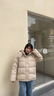 波司登冬羽绒服女士修身短款休闲加厚脱卸帽立领休闲百搭外套 实拍图