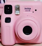 INSTAX富士instax立拍立得 一次成像相机 miniSE（mini7+升级款）粉色+20张白边 实拍图