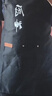 诗佩琪（SVORIAHI）厨房防水围裙女男士防油厨师做饭工作服炒菜家用餐饮帆布围腰挂脖 黑色厨神 1条 （双扣可调拼色） 实拍图