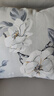 新品老粗布套不含芯正方形沙发床头靠背靠枕P 栀子花开 45x45cm【套+芯】 实拍图