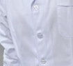 乐优佰易 长袖白大褂 标准款2XL码 医生男女学生化学实验用工作服 实拍图