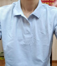 京东京造夏季运动短袖男士t恤polo衫男跑步健身户外速干衣服 浅蓝 3.0 M 实拍图