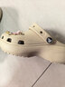 卡骆驰（CROCS）新款厚底云朵洞洞鞋送女友礼物206750 骨白色   36-37 实拍图