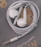 联想（Lenovo）有线耳机 HIFI音质高解析音频带麦降噪直播k歌唱歌音乐运动半入耳式游戏电脑耳机3.5mm YF01白色 实拍图