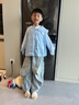 牧萌儿童防晒衣男女童防晒服夏季冰丝凉感宝宝防晒外套披肩 北极熊 XL 实拍图