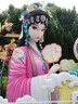 洲克（ZOKE）儿童泳衣女童专业连体平角竞速游泳训练泳衣125504438 黑白猫咪16 实拍图