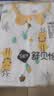 舒贝怡2件装婴儿衣服夏季薄款新生儿连体衣短袖哈衣儿童爬服黄色80CM 实拍图