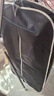 小黑裙商务旅行手提折叠西服袋防尘套西装收纳袋套子挂式家用衣服防尘罩挂衣袋防尘袋挂袋大衣罩装西服的袋子 黑色（无小黑裙logo） 立体加厚款 110*60*9cm 实拍图