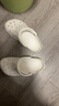 CROCS卡骆驰洞洞鞋贝雅洞洞鞋轻便运动鞋耐磨一脚蹬拖鞋休闲鞋|10126 白-100 41 /42(260mm) 实拍图