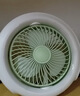 梦多福宿舍吊扇桌面小风扇办公室台面循环扇家用寝室露营蚊帐床头床上小吊扇可悬挂壁挂摇头静音小型风扇 三档调节丨消音低噪 1200mAh丨充插两用丨可摇头 实拍图