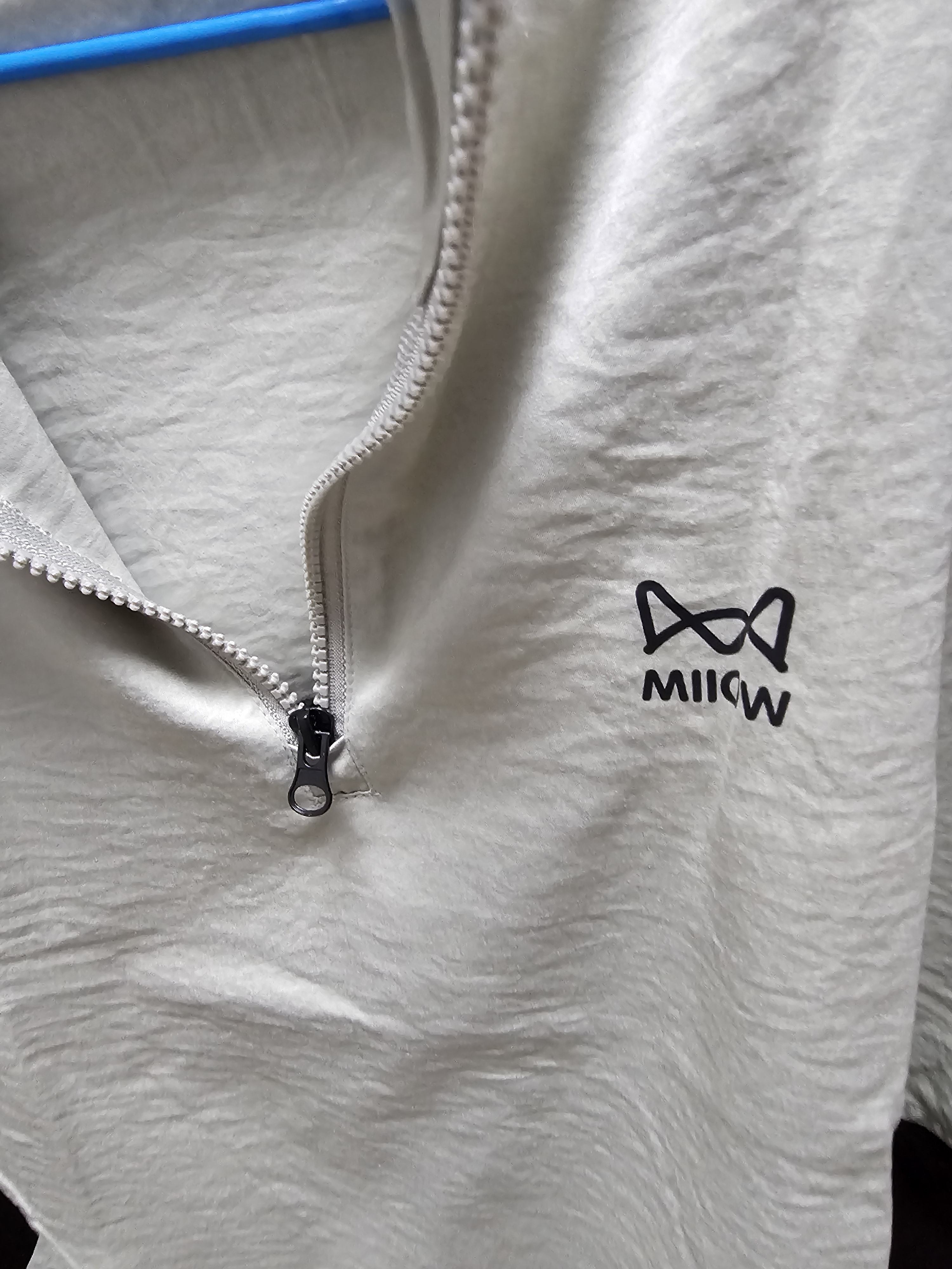 猫人短袖T恤男夏季半袖立领上衣宽松速干轻薄休闲服打底衫 浅灰 XL 实拍图