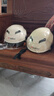 Andes HELMET3c认证电动摩托车头盔男四季女士夏季头盔安全帽四季通用夏天半盔 米白【3C款无镜】+赠透明长镜 均码 实拍图