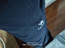 骆驼（CAMEL）速干透气运动裤男跑步休闲直筒梭织裤子 J15BAXLN075 幻影黑 XL 实拍图