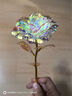 七彩炫光玫瑰花星空彩金浪漫情人节七夕送老婆女友生日礼物金箔 彩金玫瑰花【75%以上选择】 【送它一朵永不凋零的爱意玫瑰】 实拍图