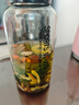 【送杯套】大容量加厚玻璃杯子便携杯茶水分离带杯套泡茶水杯 透明 1000ml吨吨桶 1只装 实拍图