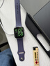 Apple/苹果 Watch S11 智能手表GPS款46毫米银色铝金属表壳雾紫色运动型表带M/L MEVX4CH/B情人节 实拍图