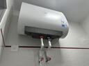 美的（Midea）【重磅新品】60升双胆扁桶电热水器3300W速热节能稀土镁棒大水量F60-33UD4(HE)一级能效国家补贴 实拍图