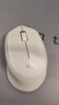 罗技（Logitech）M330 静音鼠标 无线鼠标 办公鼠标 右手鼠标 带无线微型接收器 白色 实拍图