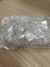 毕亚兹 六类水晶头 RJ45千兆网络接头 工程级装修布箱线电脑路由器连接做网线CAT.6镀金水晶头 100个/盒 实拍图