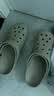 卡骆驰（CROCS）贝雅洞洞鞋男鞋女鞋轻便耐磨一脚蹬拖鞋休闲鞋百搭花园鞋|10126 卵石色-2V3(含智必星) 45 (290mm) 实拍图