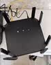 新款WiFi6路由器千兆家用高速 5G 双频全屋覆盖大户型穿墙王光纤宽带千兆端口办公游戏加速路由 高端旗舰版【WIFI6+超千兆】大覆盖网络加速黑色1800M 实拍图