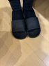 京东京造【抗菌皮纹拖】eva软弹拖鞋居家室内防滑浴室凉拖 灰褐色 42-43 实拍图