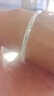 唯一（Winy）银手镯女足银9999镯子正品纯银饰品生日礼物送女朋友老婆妈妈 实拍图