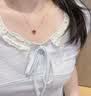 礼意久久四叶草项链女款2026新款轻奢高级感生日礼物女士送女生闺蜜女友 七夕情人节礼物七夕礼物送女友七夕节礼物【红玛瑙】 女士轻奢礼物女生高级小众成人礼物实用女孩生日礼物 实拍图