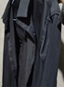罗蒙（ROMON）纯色商务职业正装男士衬衫工装男装长袖衬衣男CS108黑色6XL 实拍图