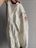 七采雏菊【裤腿可开】春秋婴儿套装纯棉新生儿贴身衣服偏襟宝宝秋衣裤打底 卡其色 常规 卡其花丛兔-偏扣套装 66 （10-14斤合适） 实拍图
