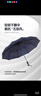 天堂伞 全自动雨伞三折 10骨加固一键开收易甩干简约晴雨伞 乌木黑 实拍图