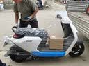 九号（Ninebot）N85C电动摩托车 9号电动电瓶车成人小型铅酸电摩-珍珠白 实拍图