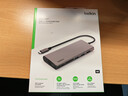 贝尔金（BELKIN）扩展坞 万兆Type-C拓展七合一 PD供电 苹果笔记本电脑转接 HDMI4K投屏 网线/SD读卡 兼容雷电口 实拍图