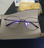 依视路（ESSILOR） 新款商务男镜架时尚镜框女配依视路镜片近视定制眼镜网上配镜 钛金属-全框-4004BK-黑色 镜框+依视路A4防蓝光1.60现片 实拍图