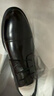 百丽男鞋商务正装皮鞋真皮26春夏牛皮鞋A2410 黑/内增高5cm-三接头 41 实拍图