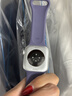 Apple/苹果 Watch S11 智能手表GPS款42毫米银色铝金属表壳雾紫色运动型表带S/M MEUT4CH/B情人节 实拍图