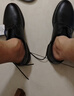 回力官方皮鞋男2026夏季新款透气正装鞋商务男鞋工作鞋子男 黑色 42 实拍图